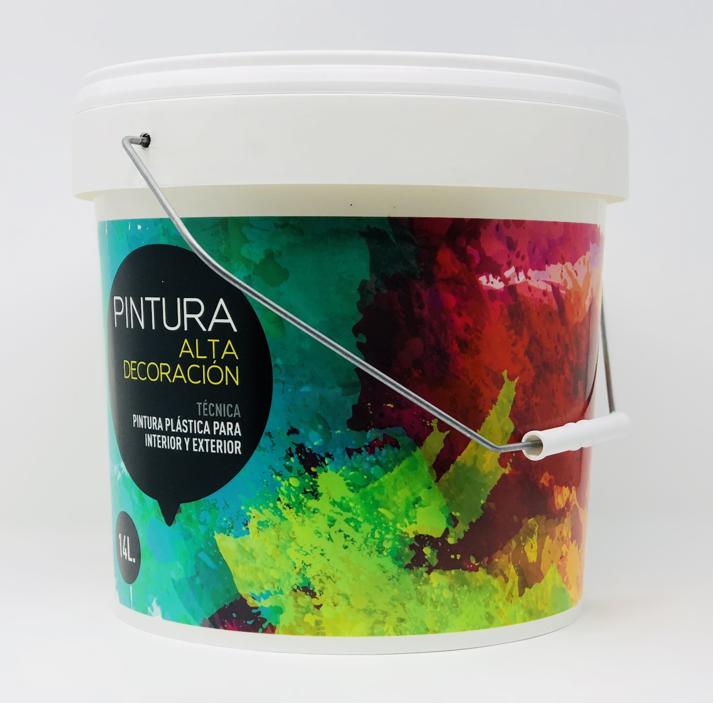 Sanavel Azichem: pintura de silicatos ecológica, mineral y transpirable  para interiores Envase litros 4 ltrs Color Blanco